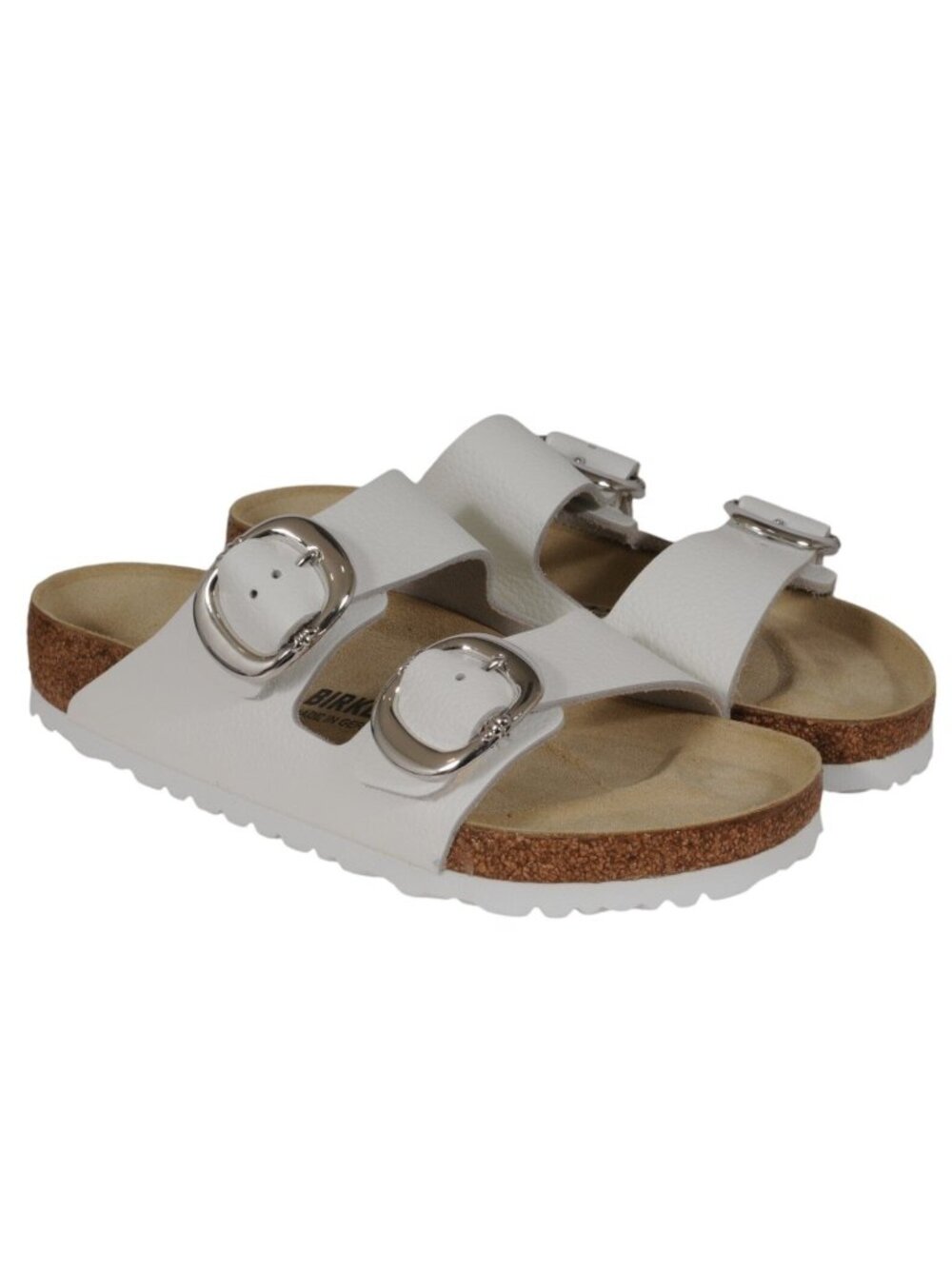 Chrome Hearts Birkenstock EU 38 US5  Double Buckle White Silver Stark Sandal